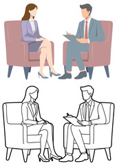 Business People Discussing.