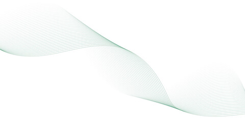 Abstract wave element for design. Digital frequency track equalizer. Stylized line art background. Vector illustration. Wave with lines created using blend tool.
