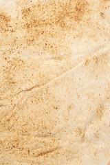 Thin lavash isolated on white background. Armenian unleavened lavash. Lavash as textured bread background.	
