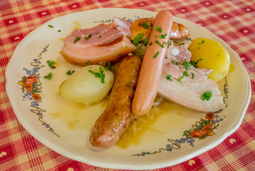 Choucroute alsacienne 