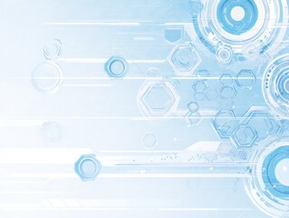 Obraz premium Abstract Light Blue Technology Design