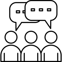 Cooperative Line Icon