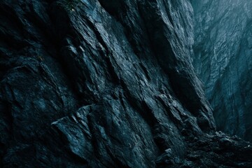 Dark Stone Texture Closeup