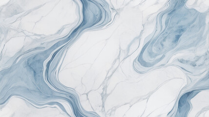 Obraz premium Elegant blue and white watercolor marble texture background for various design applications