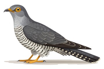 Obraz premium Wild isolated black bird of prey portrait with brown feathers