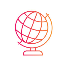 Globe Vector icon
