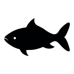 Fish silhouette,Fish logo silhouette.