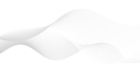 Plakat Seamless Abstract grey smooth wave lines element swoosh speed wave lines modern stream background. Abstract wave line for banner, template, wallpaper background with wave design.
