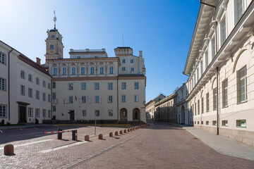 Street view of Vilnius, Lithuania