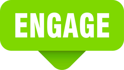 engage sticker. engage sign on transparent background