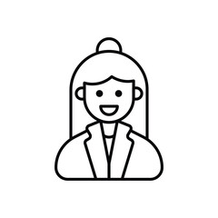 Teacher Vector icon