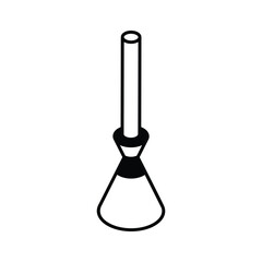 A customizable isometric icon showing a dusting brush tool