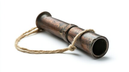 Antique Copper Tube with Cord