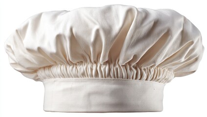 Cream-colored chef's hat