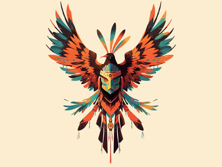 Obraz premium native american symbol illustration