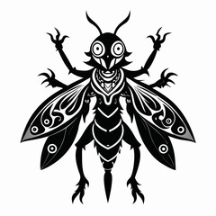silhouette insect