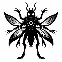 silhouette insect