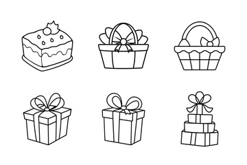 Christmas elements icon Set 6 boundle