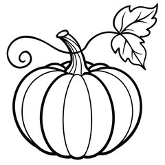 pumpkin isolated on white background