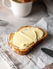tartine de pain et beurre