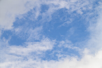 Soft Clouds in a Blue Sky