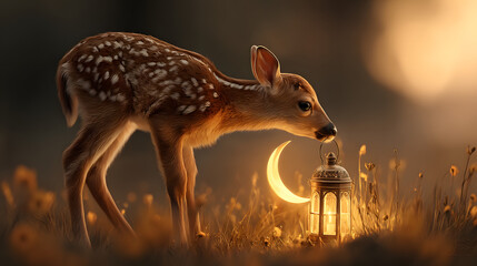 Fawn's First Ramadan A Celebration of Light and Nature