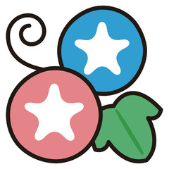 朝顔のアイコン