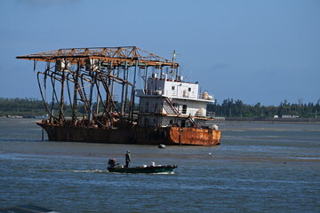 fishing boat in the harbor