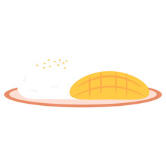 vector illustration of a cake