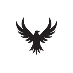 eagle logo vector Bold and clean eagle logo vector, with sharp lines and a strong silhouette 
