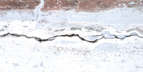  Cracked Concrete Wall Surface for Industrial Background Design