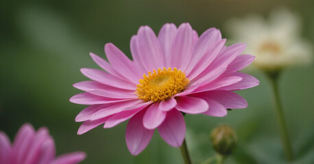 Obraz premium pink dahlia flower