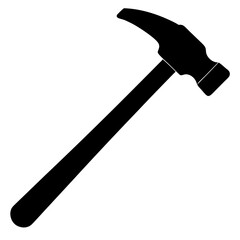 hammer isolated on white background .svg