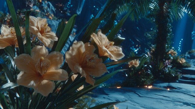 In the metaverse, there exists a digital garden filled with interactive plants and animals that users can engage with