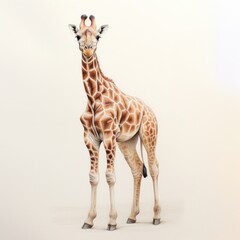 Fototapeta premium Giraffe wildlife animal mammal.