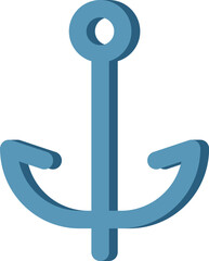Anchor Flat Illustration for Graphics