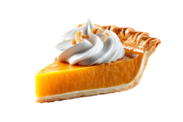 Delicious lemon pie slice with whipped cream topping in bright setting