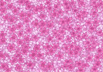 シームレスな芝桜の背景素材