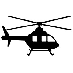 helicopter top view on white background .svg