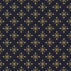 Geometric simple ornament. Seamless vector pattern.
