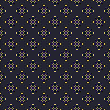 Geometric simple ornament. Seamless vector pattern.