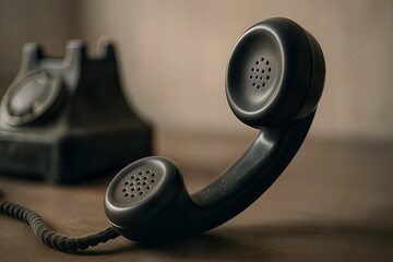 Retro Phone Receiver Off the Hook old fashioned phone