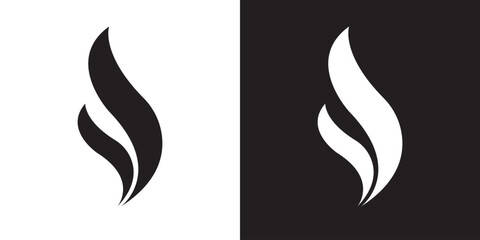 Smoke steam icon . Vector illustration. EPS 10/AI