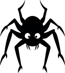 Obraz premium spider isolated on white background