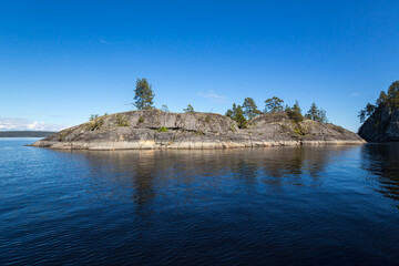 The coast of Lake Ladoga