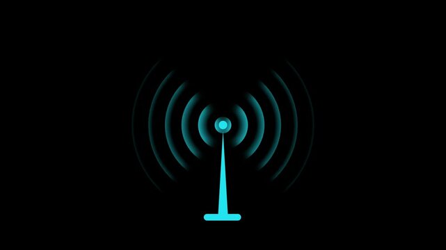 Wi-fi wireless internet network net connection icon logo wi-fi . technology wireless signal icon .