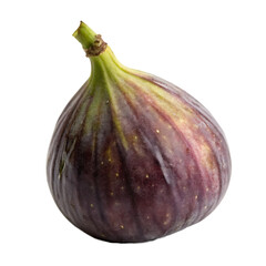 Fresh ripe fig isolated on a white background png ai generated