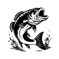 A fish vector icon 