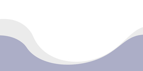 Aesthetic Wave Border Vector Illustration.