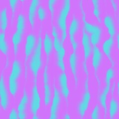 Watercolor tie dye purple blue green stains. Blurred watercolor background with vertical curved striped. Psychedelic texture